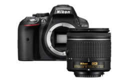 Aparat foto DSLR Nikon D5300+ Obiectiv AF-P 18-55mm VR – Cadoul micului fotograf