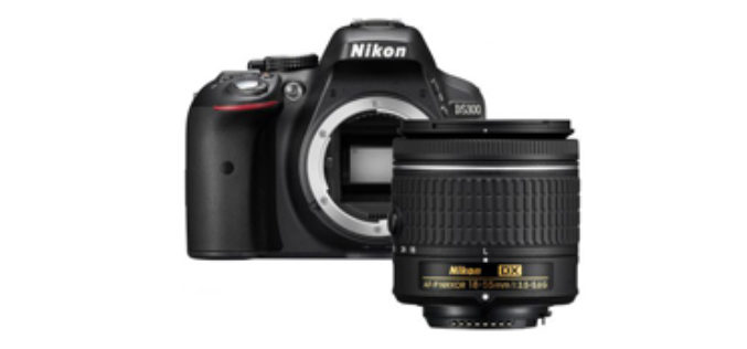 Aparat foto DSLR Nikon D5300+ Obiectiv AF-P 18-55mm VR – Cadoul micului fotograf
