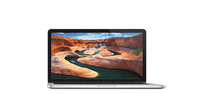 Laptop Apple MacBook Pro 13 cu procesor Intel® Dual Core™ i5 2.70GHz, Broadwell™, 13.3″, Ecran Retina, 8GB, 128GB SSD, Intel® Iris™ Graphics 6100, OS X Yosemite, INT KB