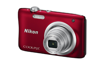 Aparat foto digital Nikon COOLPIX A100, 20.1MP Rosu