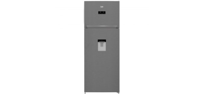 Frigider cu 2 usi Beko RDNE505E20DZX, Clasa A+, H 185 cm, Inox