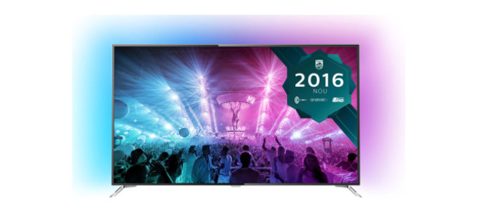 Televizor LED Smart Android Philips, 123 cm, 49PUS7101/12, 4K Ultra HD – O super rezolutie!